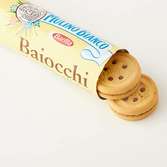 Mulino Bianco Baiocchi Hazelnut & Cocoa Cream Cookies 168g