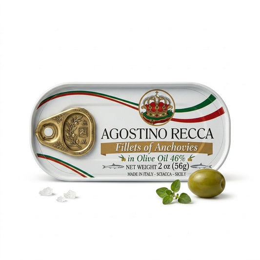 Agostino Recca Fillets of Anchovies in Olive Oil 50g