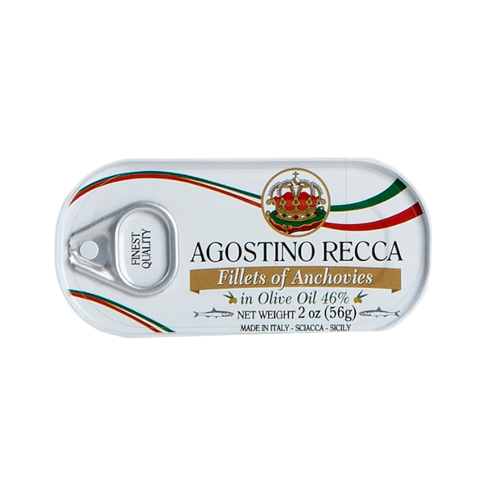 Agostino Recca Fillets of Anchovies in Olive Oil 50g