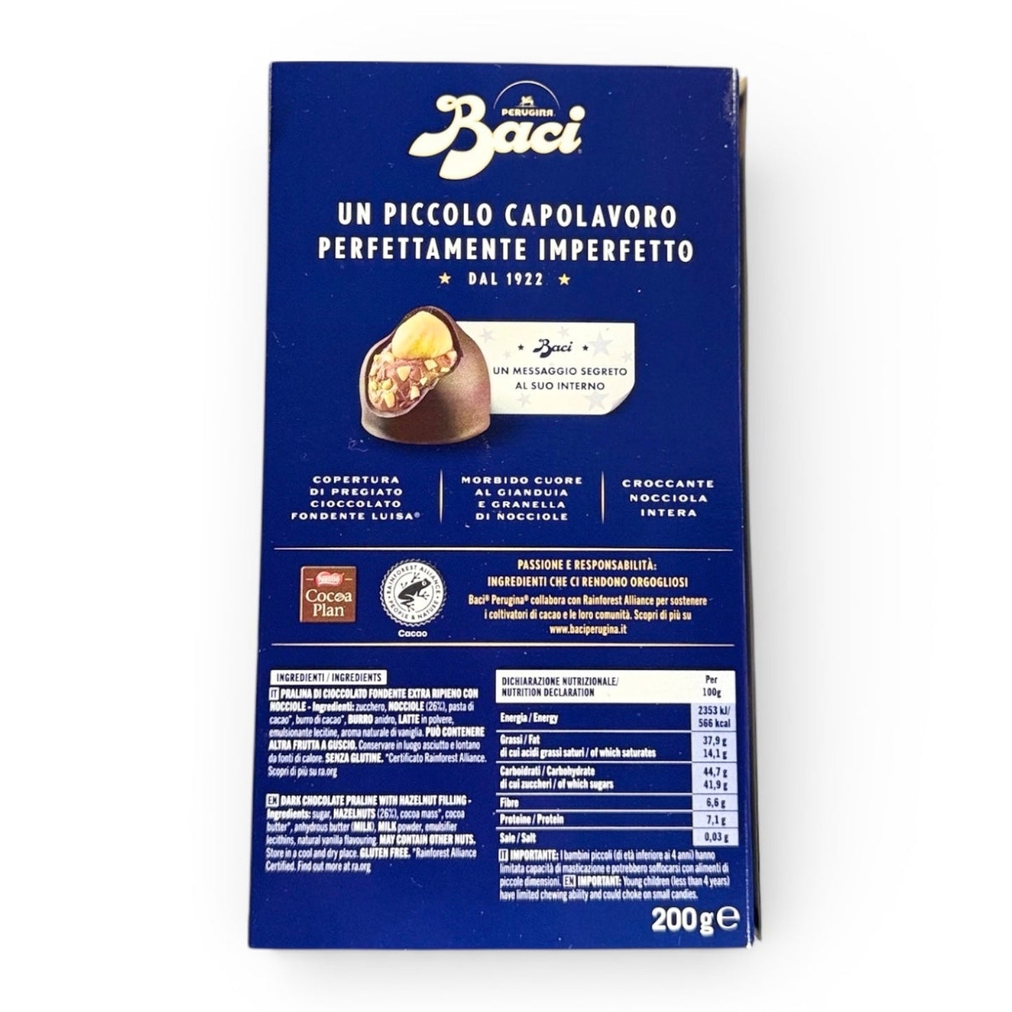 Baci Perugina Classic Dark Chocolate Box 200g
