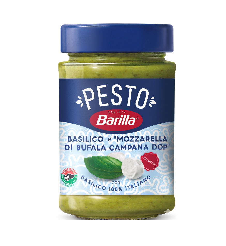 Barilla Pesto Basilico e Mozzarella di Bufala 190g