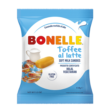 Bonelle Toffee Latte Milk Candy 150g