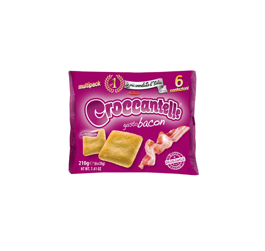 Croccantelle Bacon Multipack Crackers 210g