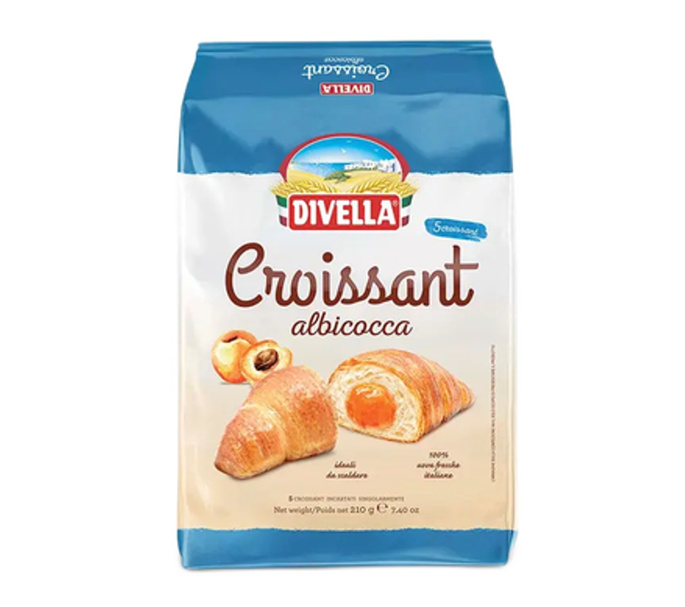 Divella Apricot Croissants 180g
