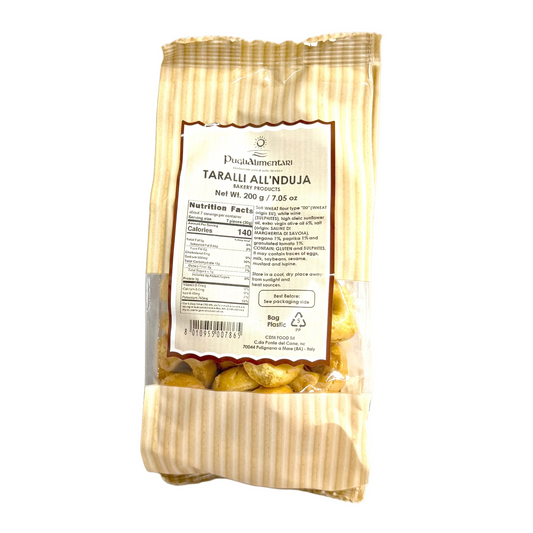 Fresh Italian Nduja Tarallini 200g