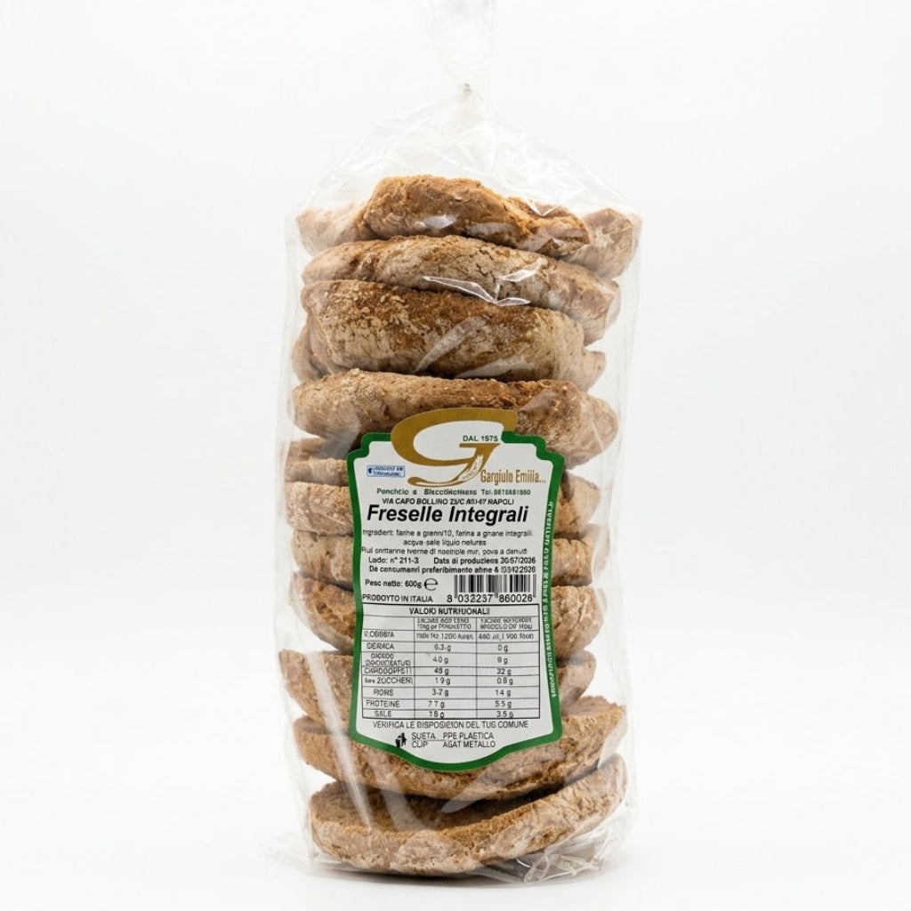 Gargiulo Emilia Freselle Integrali Whole Wheat 500g– Neapolitan Bread Toasts