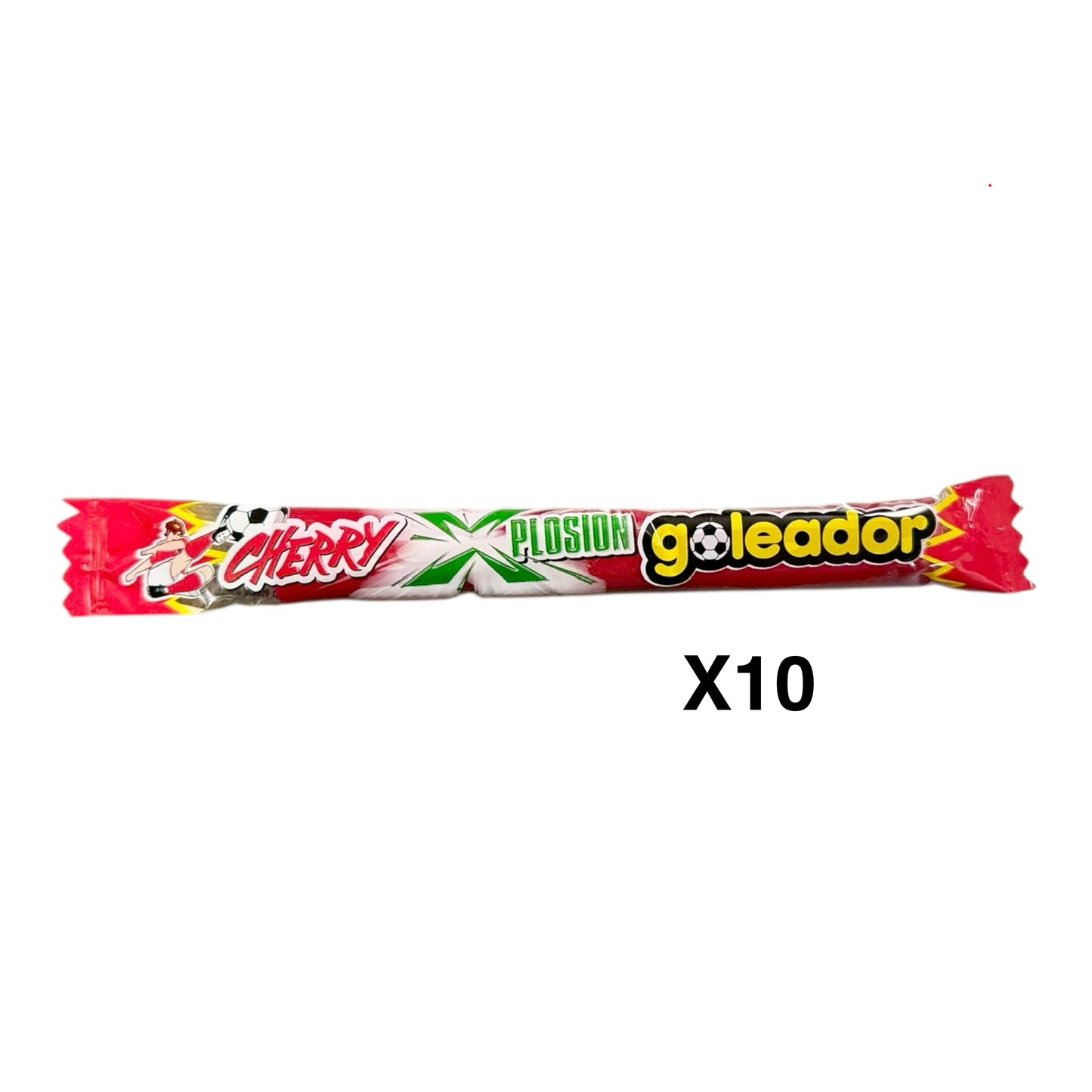 Goleador Cherry Xplosion Candies 10 Pieces