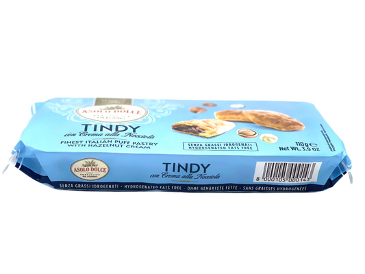 Asolo Dolce Tindy Italian Puff Pastry w/ Hazelnut Cream 110g