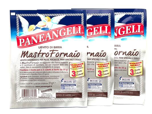 Paneangeli Mastro Fornaio Yeast For Pizza 21g 3-Pack