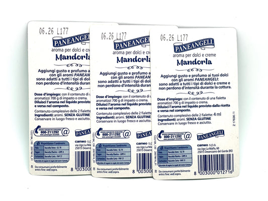 Paneangeli Mandorla Almond Flavoring 2ml 3-Pack