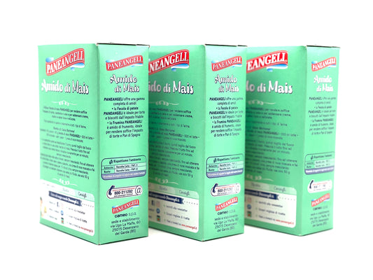 Paneangeli Amido di Mais Corn Starch 250g 3-Pack