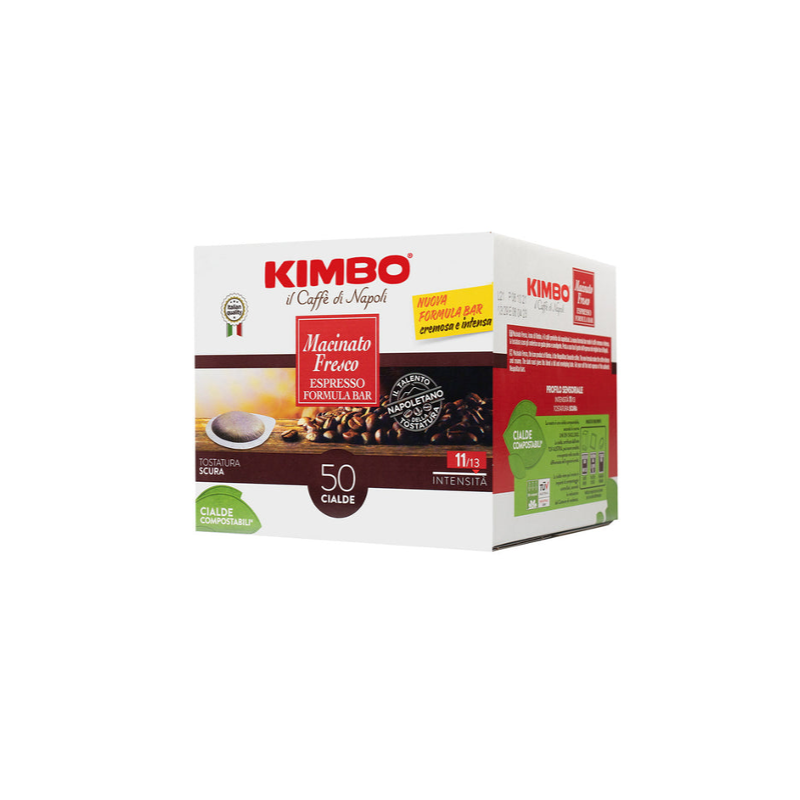 Kimbo Macinato Fresco Fresh Ground Coffee Pods 50 Count