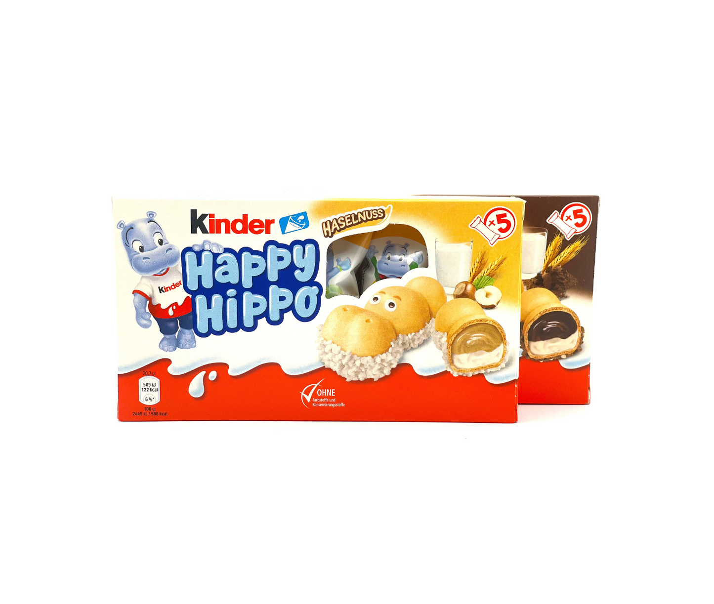 Kinder Happy Hippo Variety Cacao & Hazelnut 2-Pack