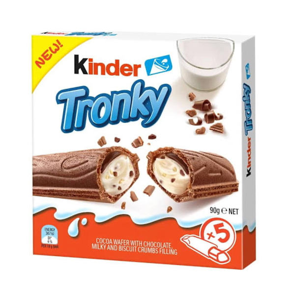 Kinder Tronky Biscuit Bars Multipack 5 Pack 90g