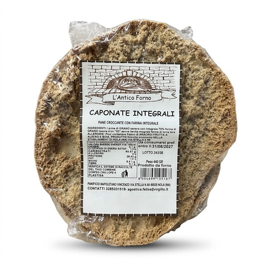 L'Antico Forno Whole Wheat Caponate 440g – Crisp Bread
