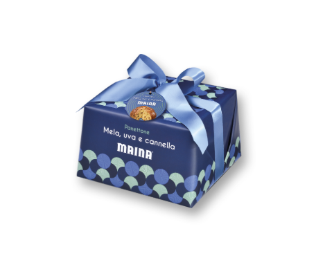 Maina Panettone Mela, Uva e Cannella Apple Raisin Cinnamon 750g