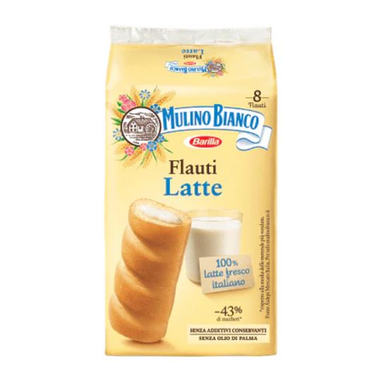 Mulino Bianco Flauti Latte Milk Flutes 280g