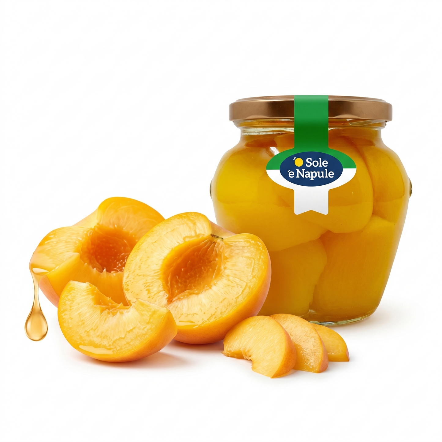O Sole e Napule Peaches Pesche Sciroppate 560g