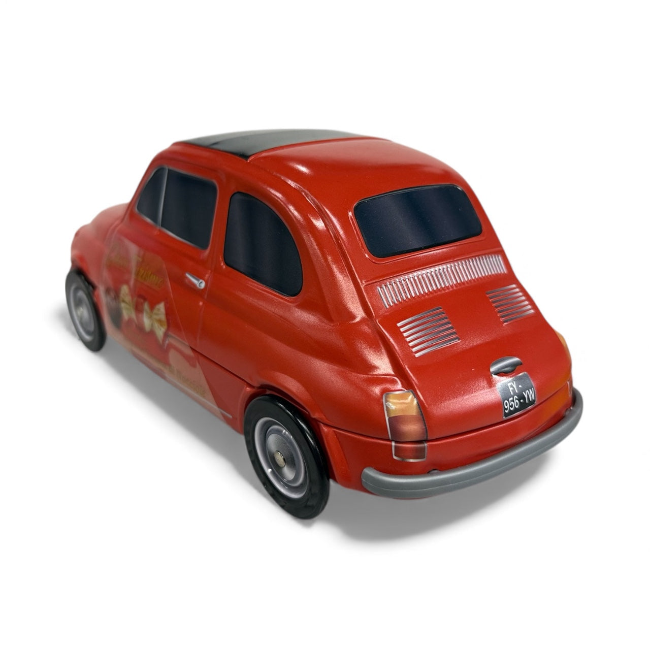 Vanoir FIAT 500 Gran Turismo with Chocolates in a Metal Car Toy 205g RED