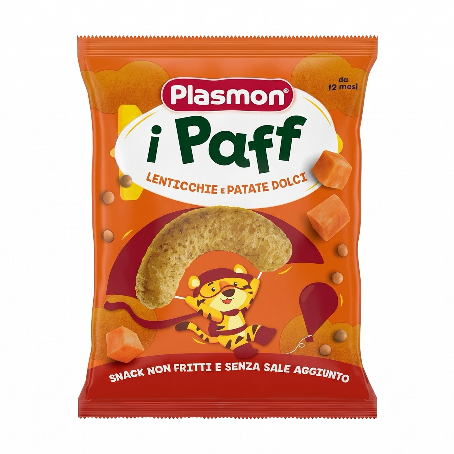 Plasmon Lentil and Potato Puffs Baked Baby Finger Food 15g