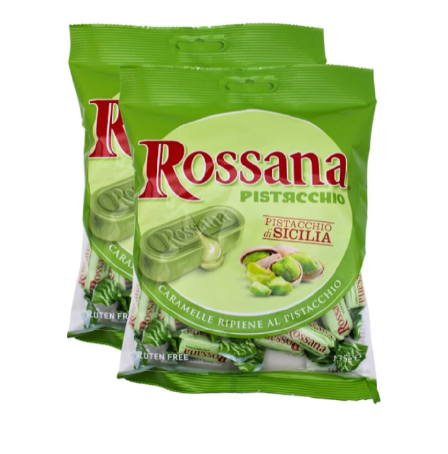 Rossana Pistachio Filled Candy 135g 2-Pack