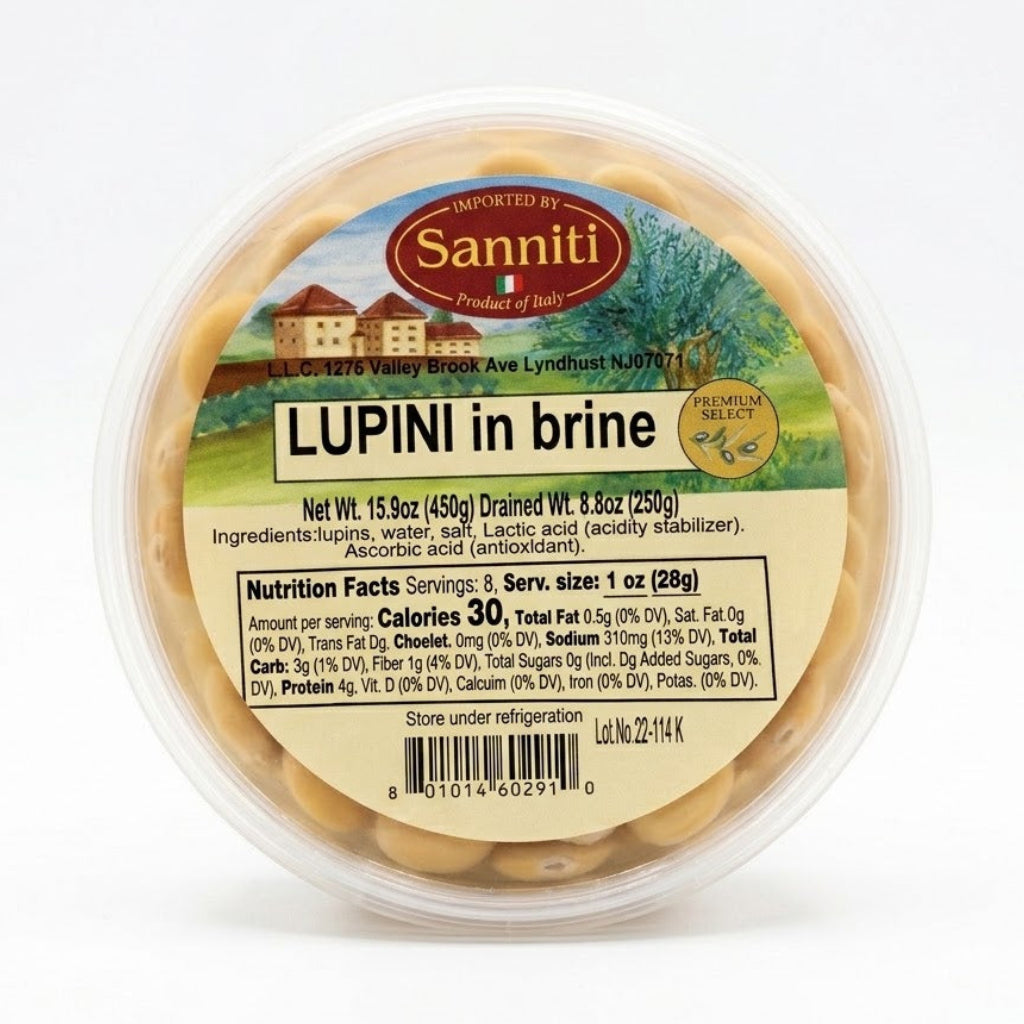 Sanniti Lupini Beans in Brine 250g