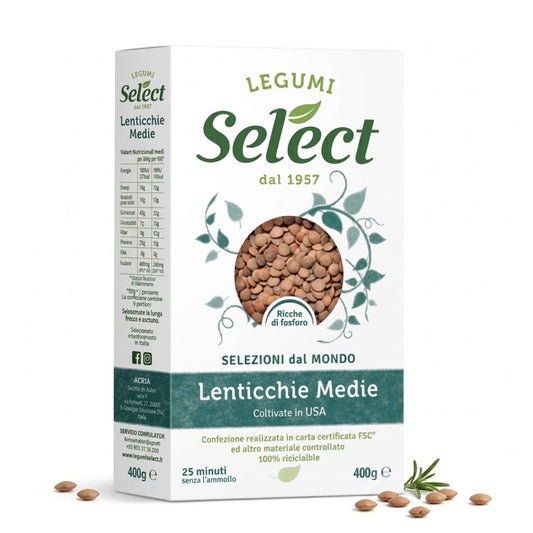 Select Medium Lentils 400g