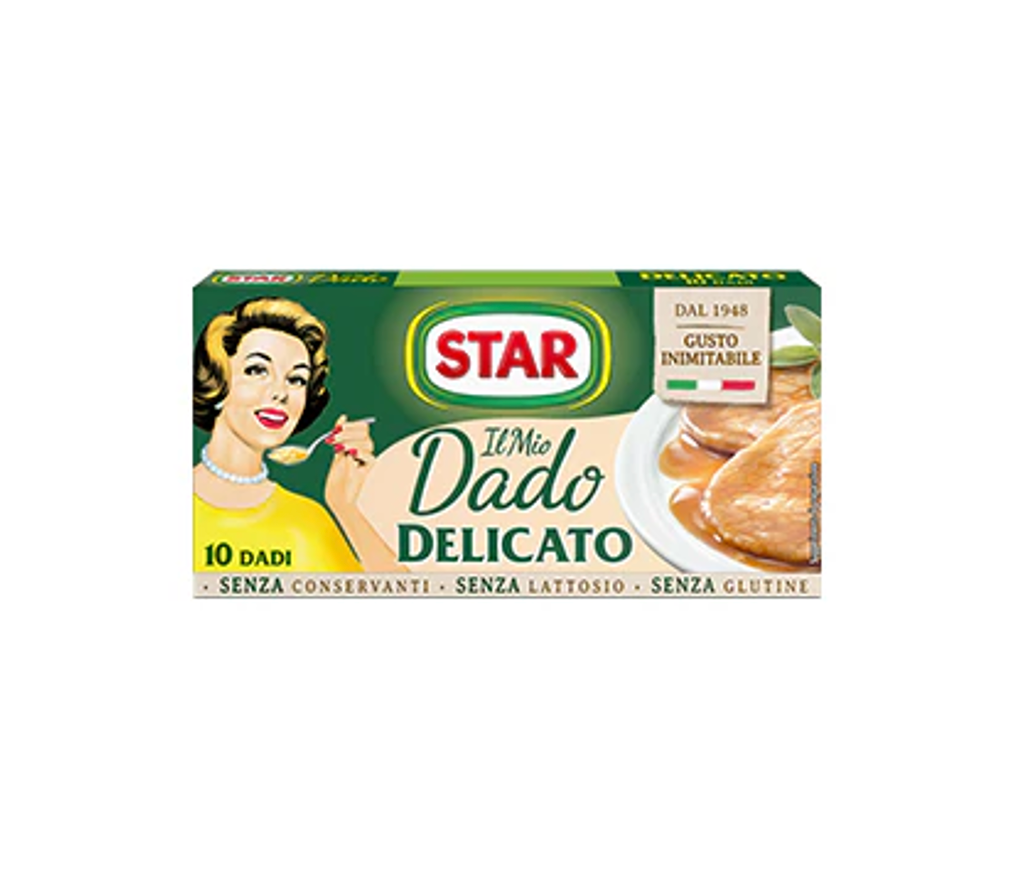 Star Dado Delicato 10 Bouillon Cubes 100g
