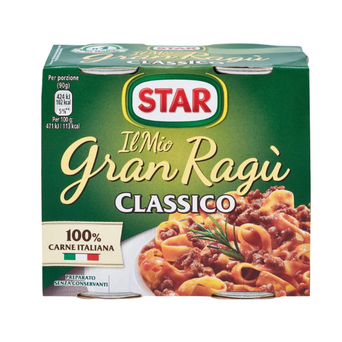 Star Gran Ragù Classic 2x180g