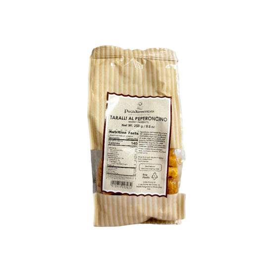Taralli with Chili Pepper Peperoncino 250g