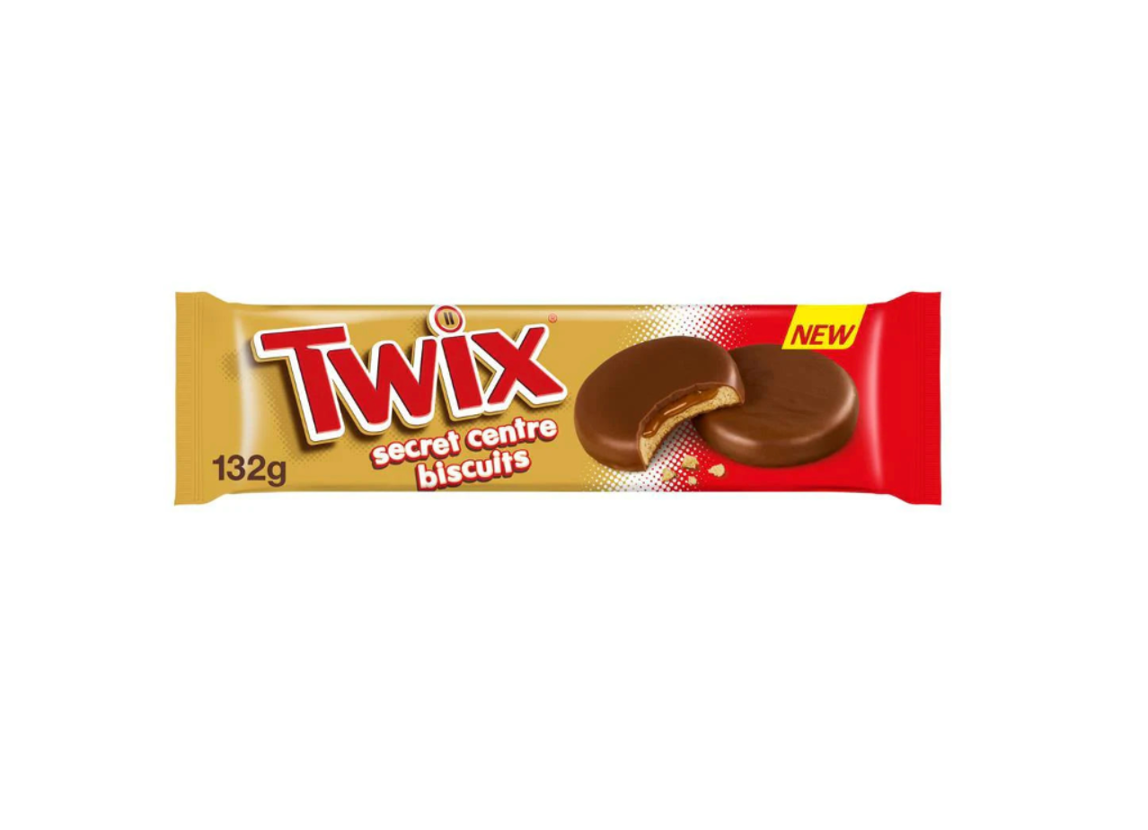 Twix Secret Centre Biscuits 132g
