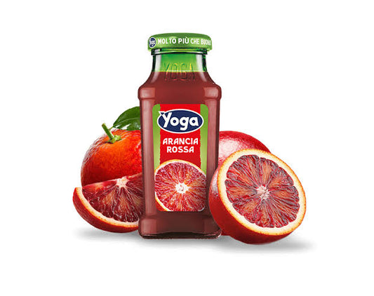 Yoga Arancia Rossa Juice Glass Bottle 200ml – Italian Beverage
