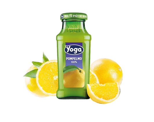 Yoga Pompelmo Grapefruit 100% Juice 200ml – Italian Glass Bottle