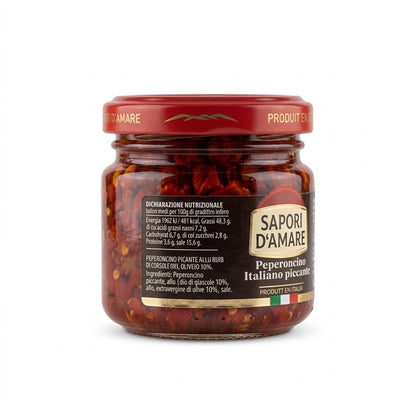 Sapori D'Amare Spicy Italian Chili Peppers in Oil 100g