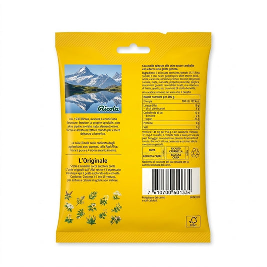 Ricola Original Herb Sugar-Free Drops Bag 70g