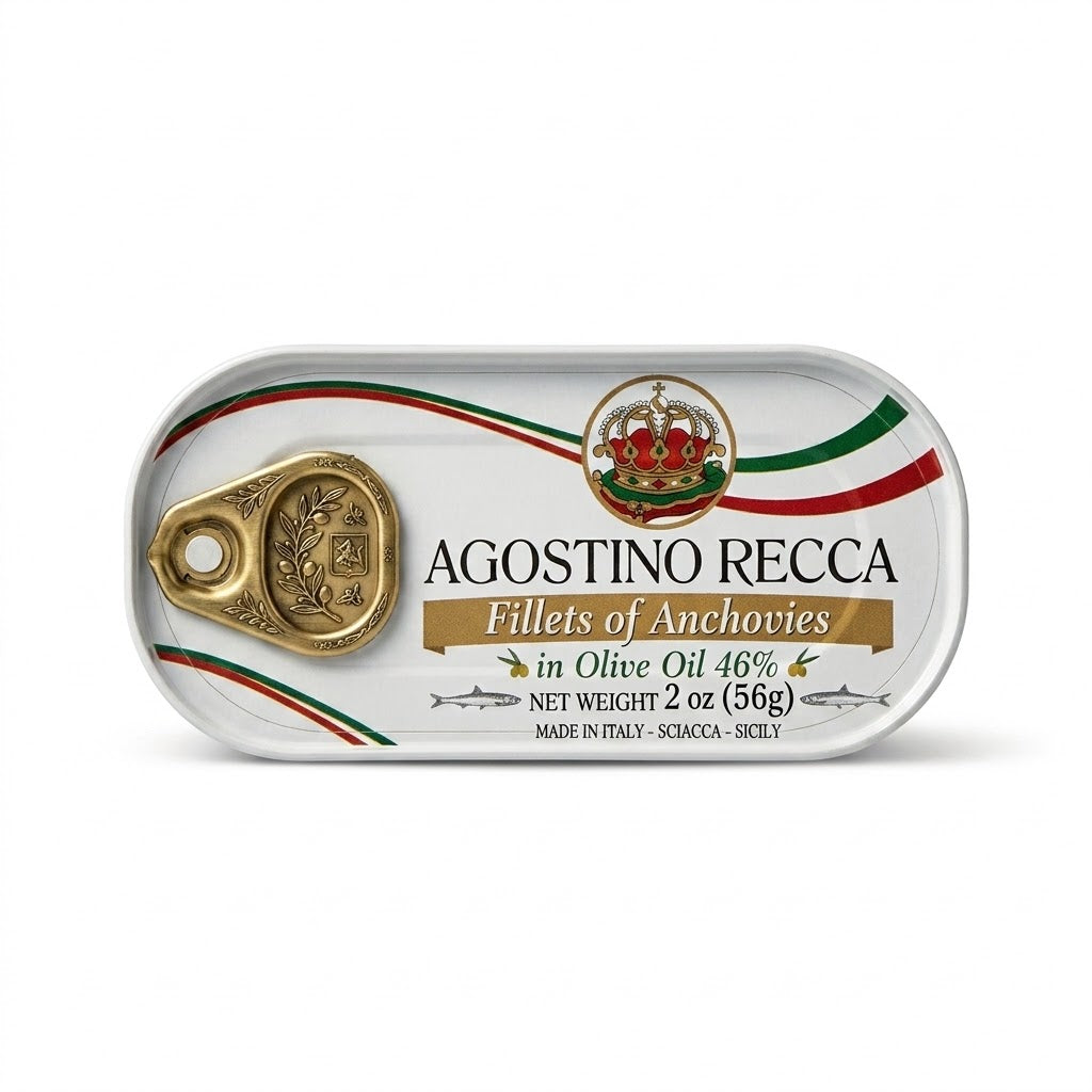 Agostino Recca Fillets of Anchovies in Olive Oil 50g
