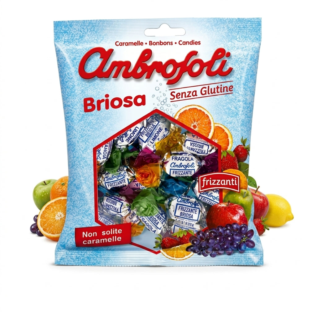 Ambrosoli Briosa Frizzanti Gluten Free Candy 150g