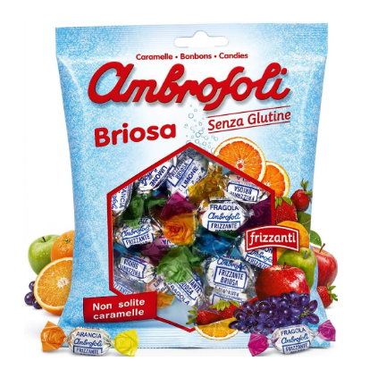 Ambrosoli Briosa Frizzanti Gluten Free Candy 150g