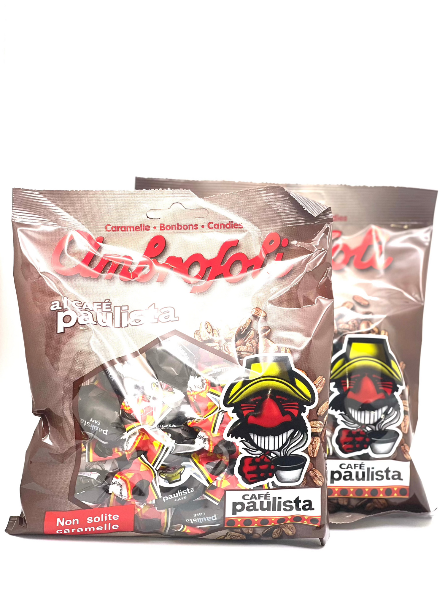 Ambrosoli Café Paulista Espresso Coffee Filled Candy 150g 2-Pack