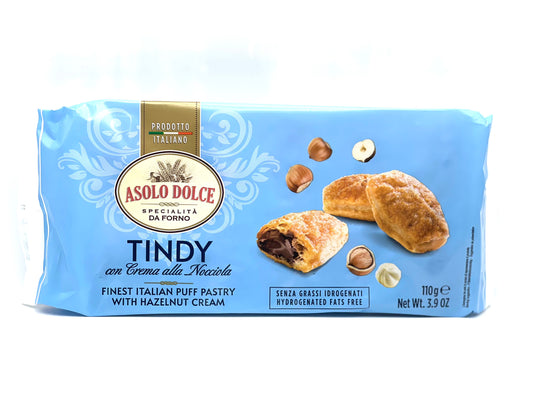 Asolo Dolce Tindy Italian Puff Pastry w/ Hazelnut Cream 110g