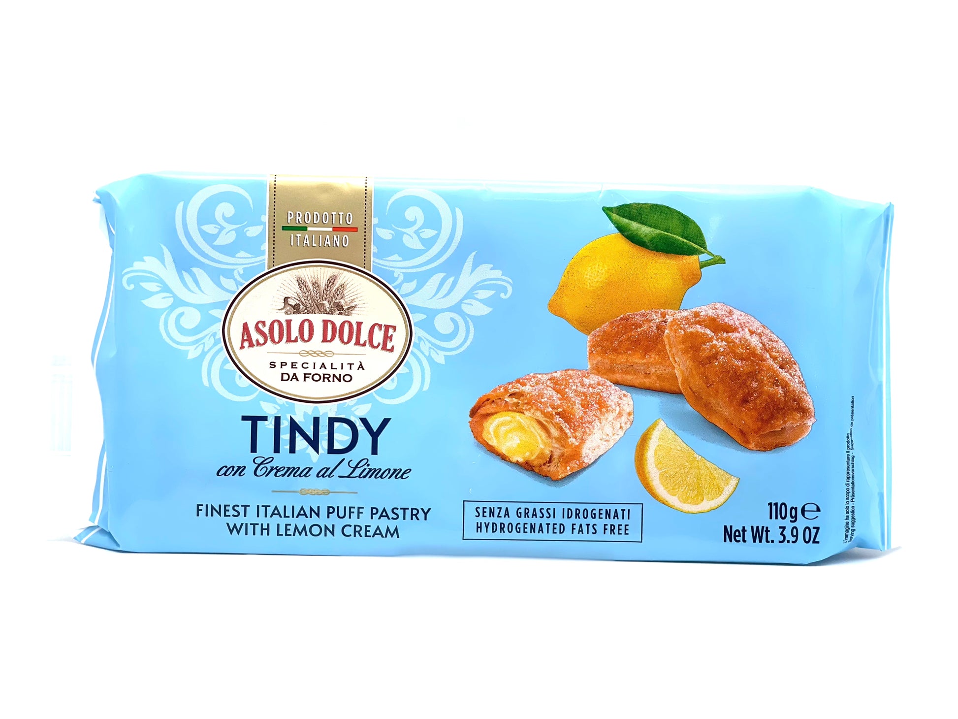 Asolo Dolce Tindy Italian Puff Pastry w/ Lemon Cream 110g