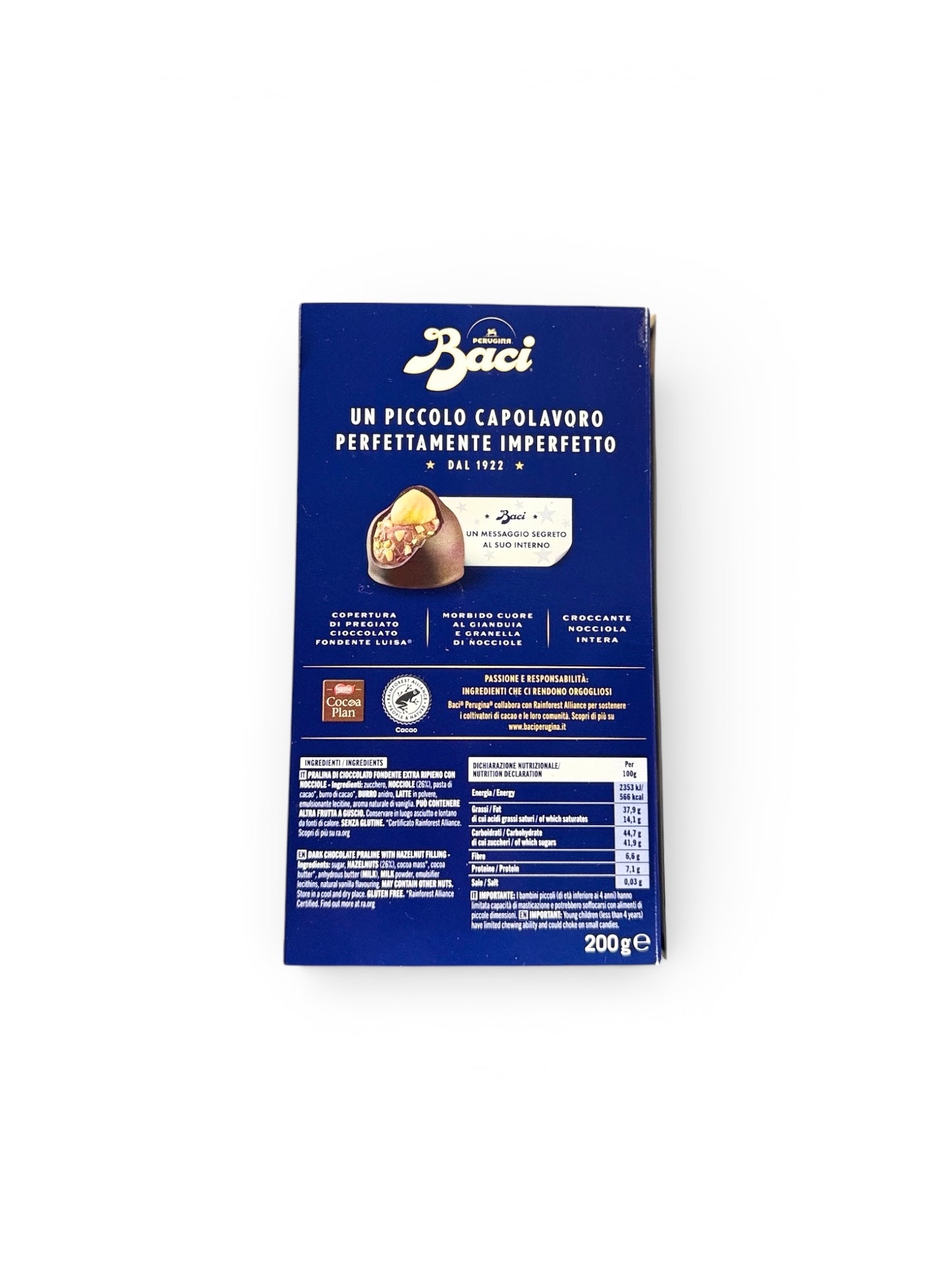 Baci Perugina Classic Dark Chocolate Box 200g