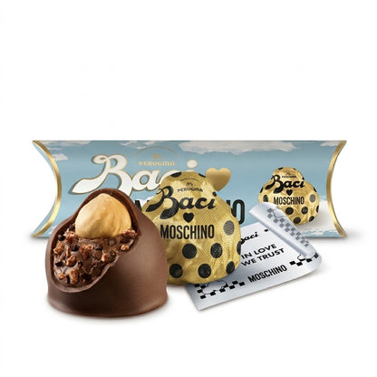 Baci Perugina x Moschino Milk Chocolate Pralines 37.5g Tube