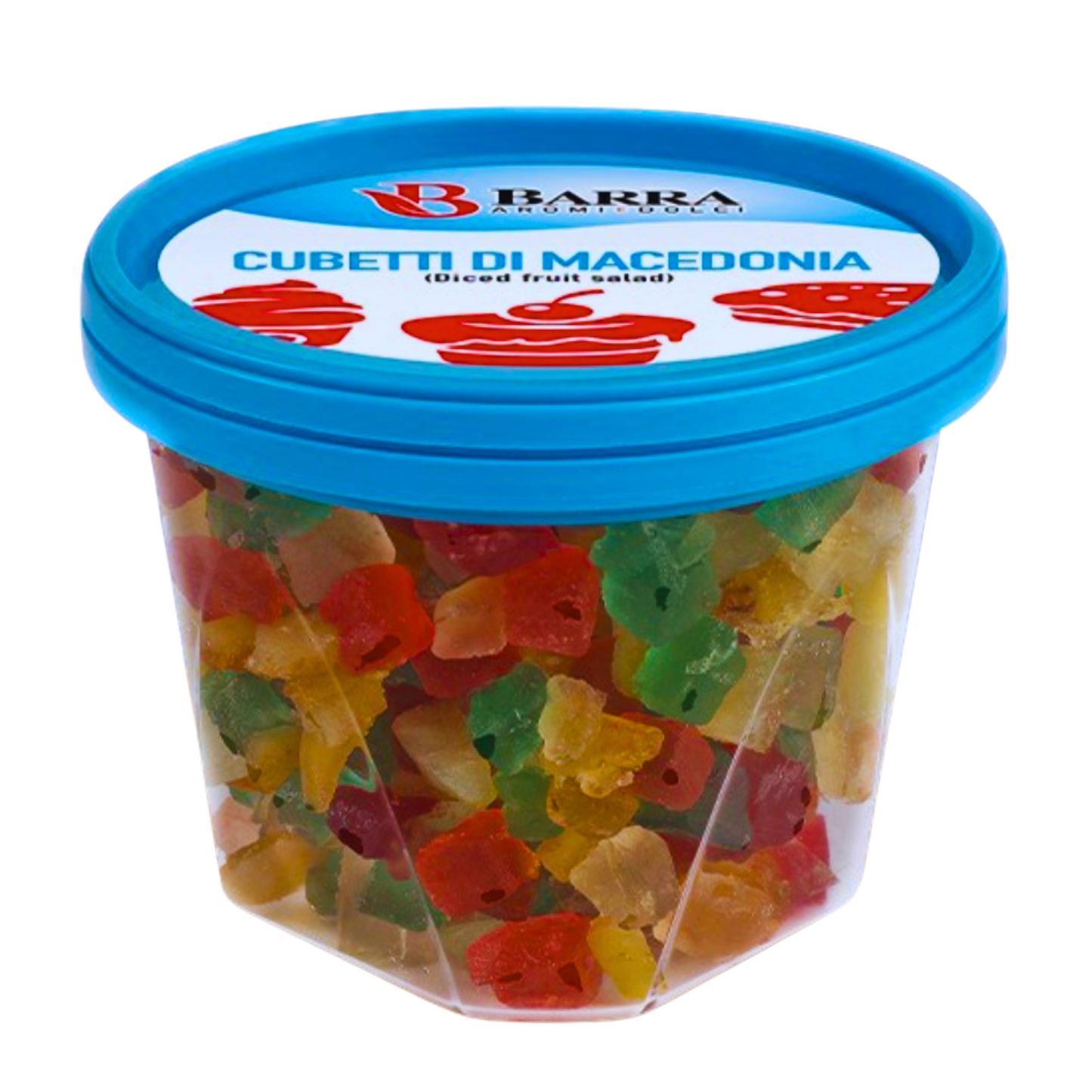 Barra Cubetti Di Macedonia Di Frutta Marinated Fruit Topping 80g