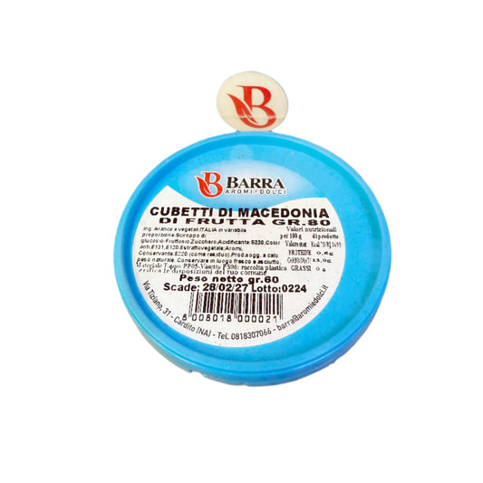 Barra Cubetti Di Macedonia Di Frutta 80g