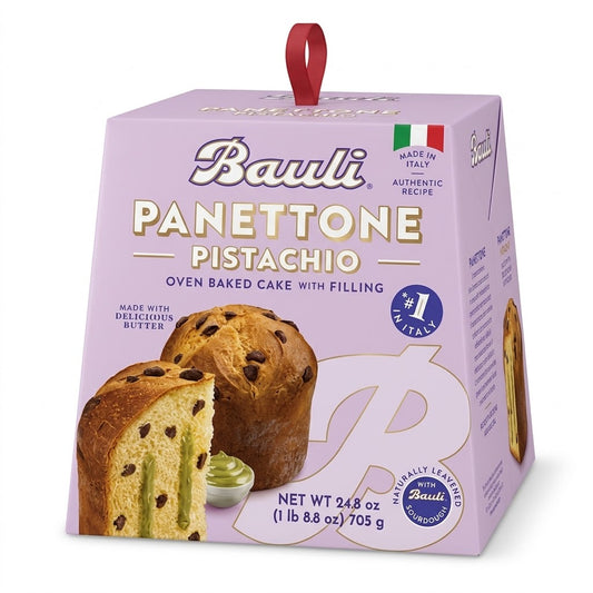 Bauli Panettone Pistachio Cream & Cocoa Chunks Cake 705g