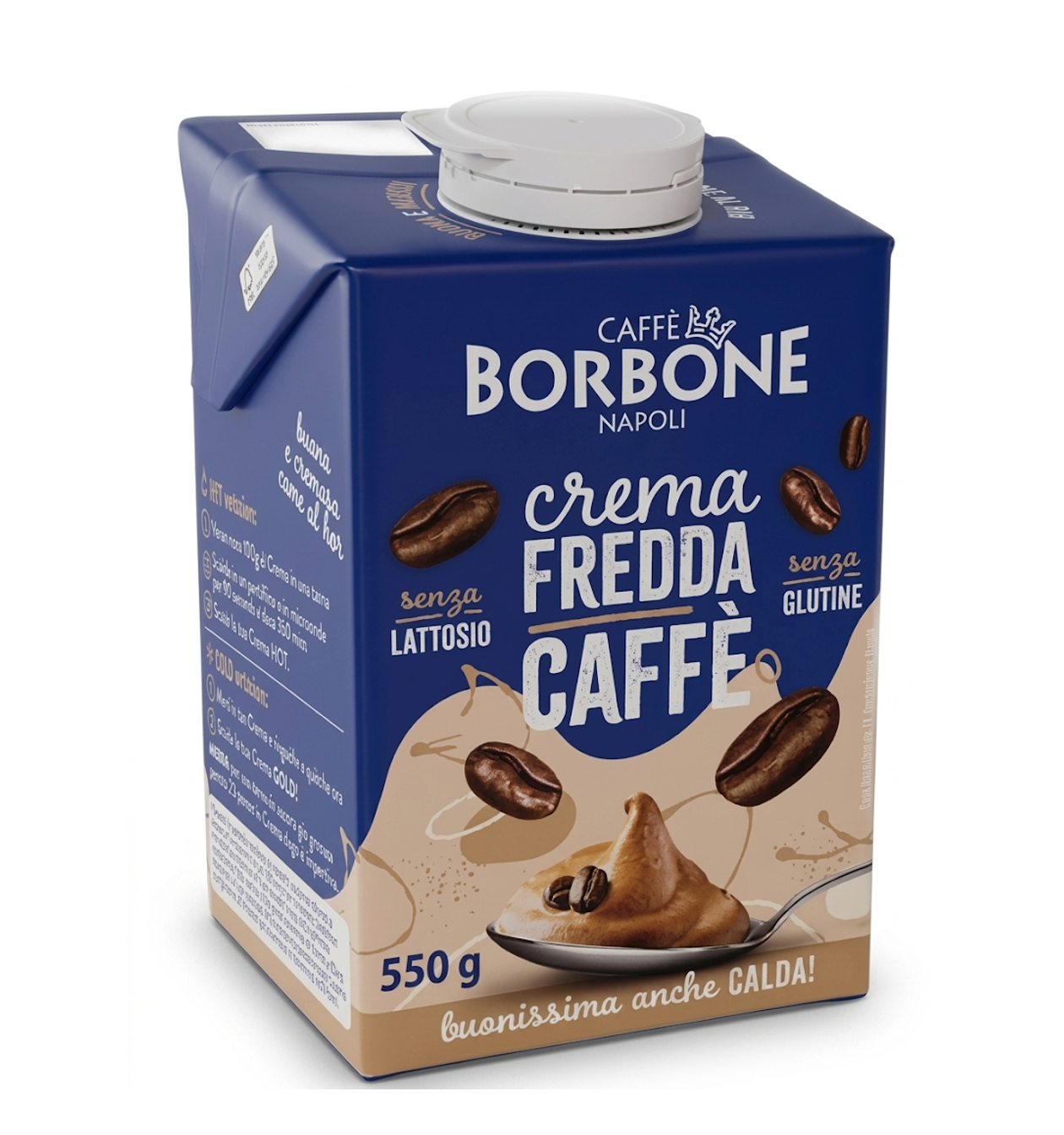 Borbone Caffe Cold Cream Coffee Fredda Lactose-free 550g