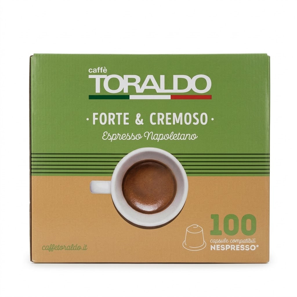 Caffè Toraldo Forte & Cremoso 100 Nespresso Capsules