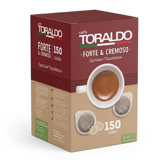 Caffè Toraldo Forte Cremoso 150 Pods – Neapolitan Espresso