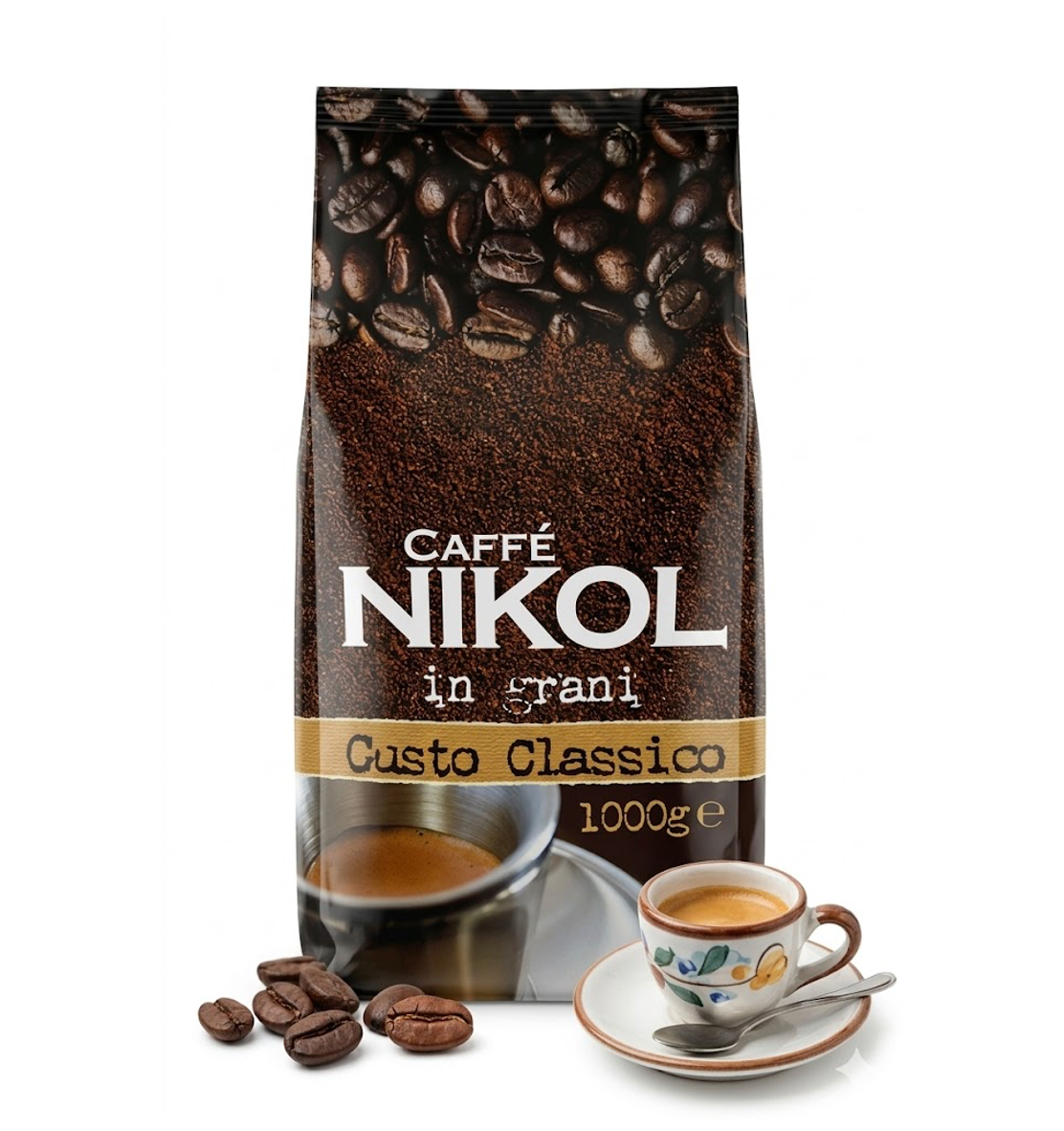 Caffe Nikol Gusto Classic Whole Beans 1000g
